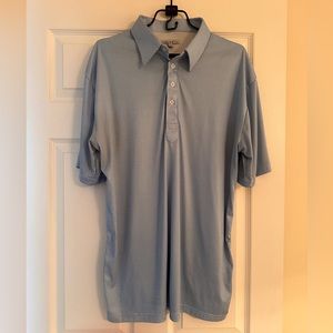 Polo shirt by Collars & Co in light blue. 2XL but fits like XL.